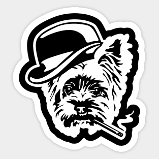 Yorkie Troublemaker Sticker